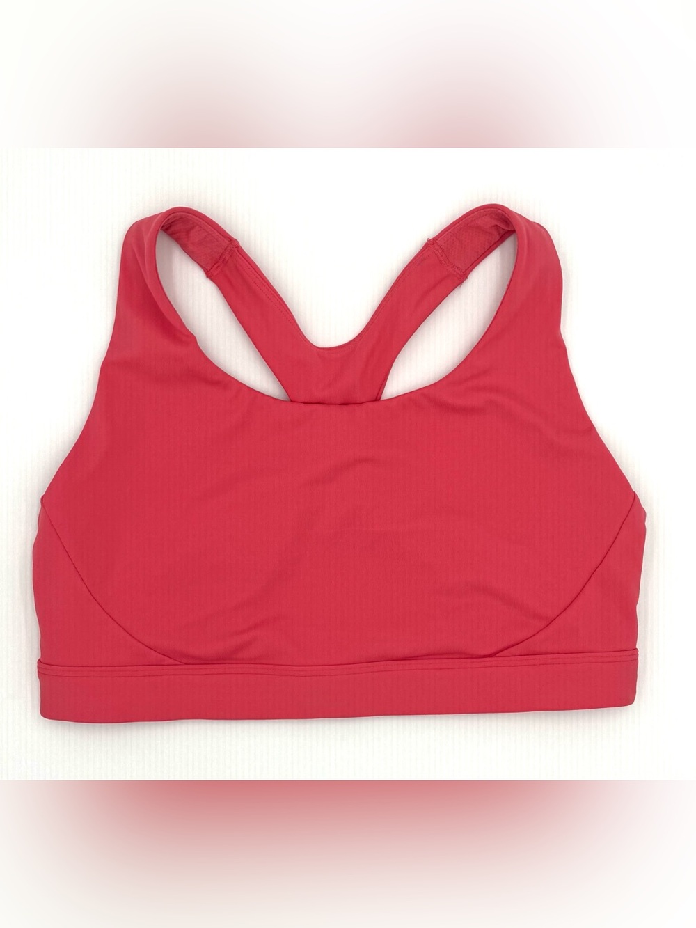 Athleta Racerback Sports Bra - Coral Red - M